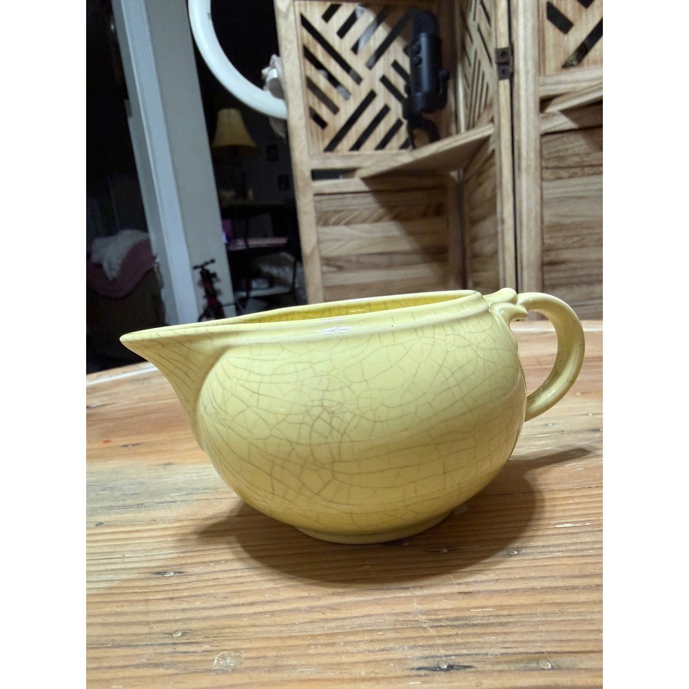 Lu-Ray Pastels Yellow Creamer T.S.T. USA Vintage - Picture 3 of 4